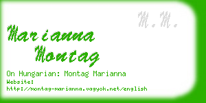 marianna montag business card